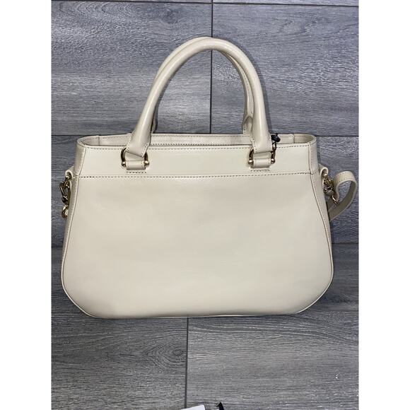 NWT Brahmin Raelynn Satchel Sand Leather Beige gray bag B000507 - Picture 8 of 10